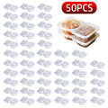 SWANS Dual-Compartment Disposable Sauce Boxes | 1–50 Pack Condiment Containers SWANS SJ-2-130ML-50