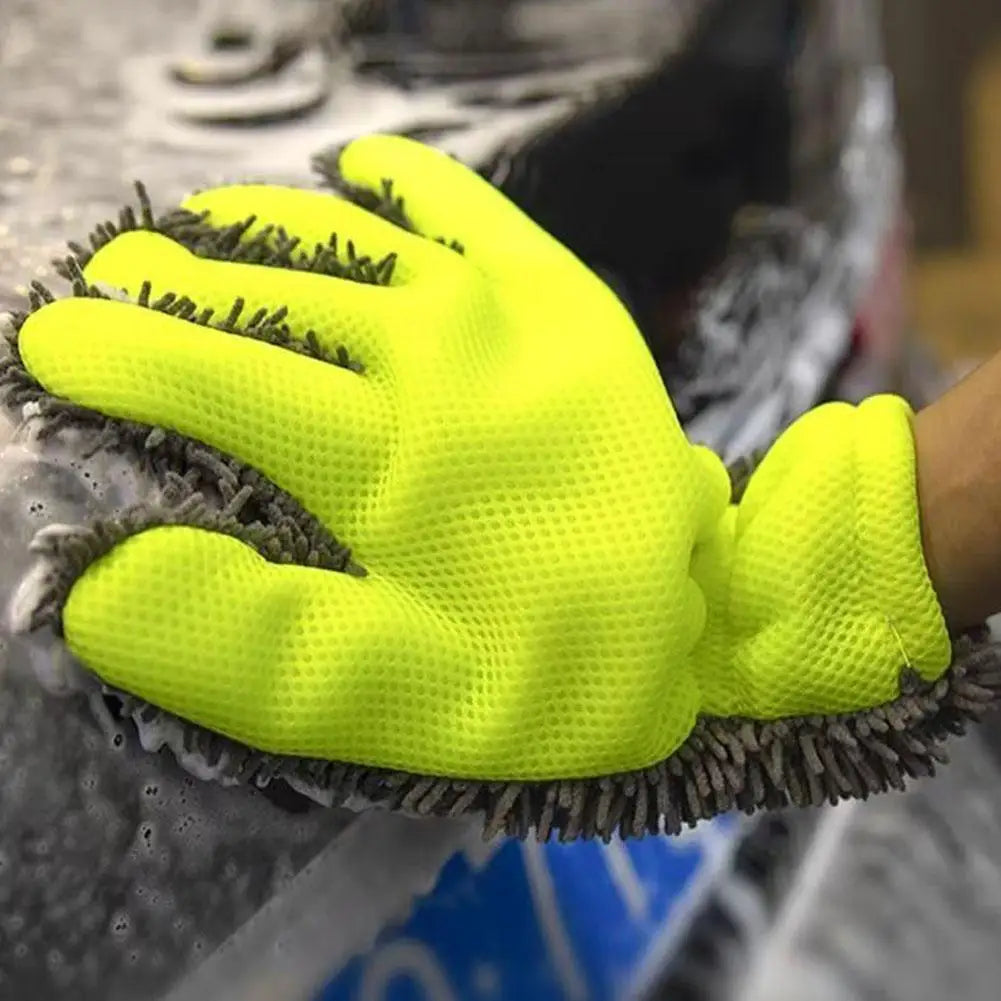 SWANS Microfiber Car Wash Gloves – Scratch-Free Detailing Car Wash Gloves SWANS