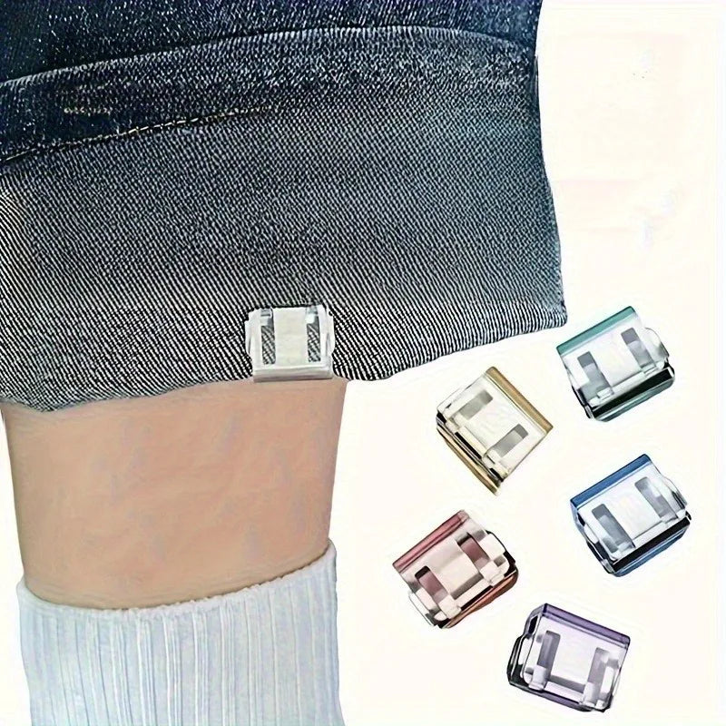 Trouser Leg Fixing Clips – Hidden No-Sew Buckle Closure Trouser Leg Clips SWANS