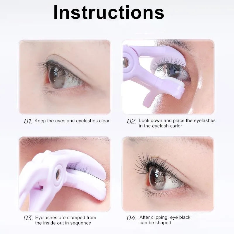 Wide & Mini Eyelash Curler Combo – Full Coverage Long-Lasting Eyelash Curler SWANS