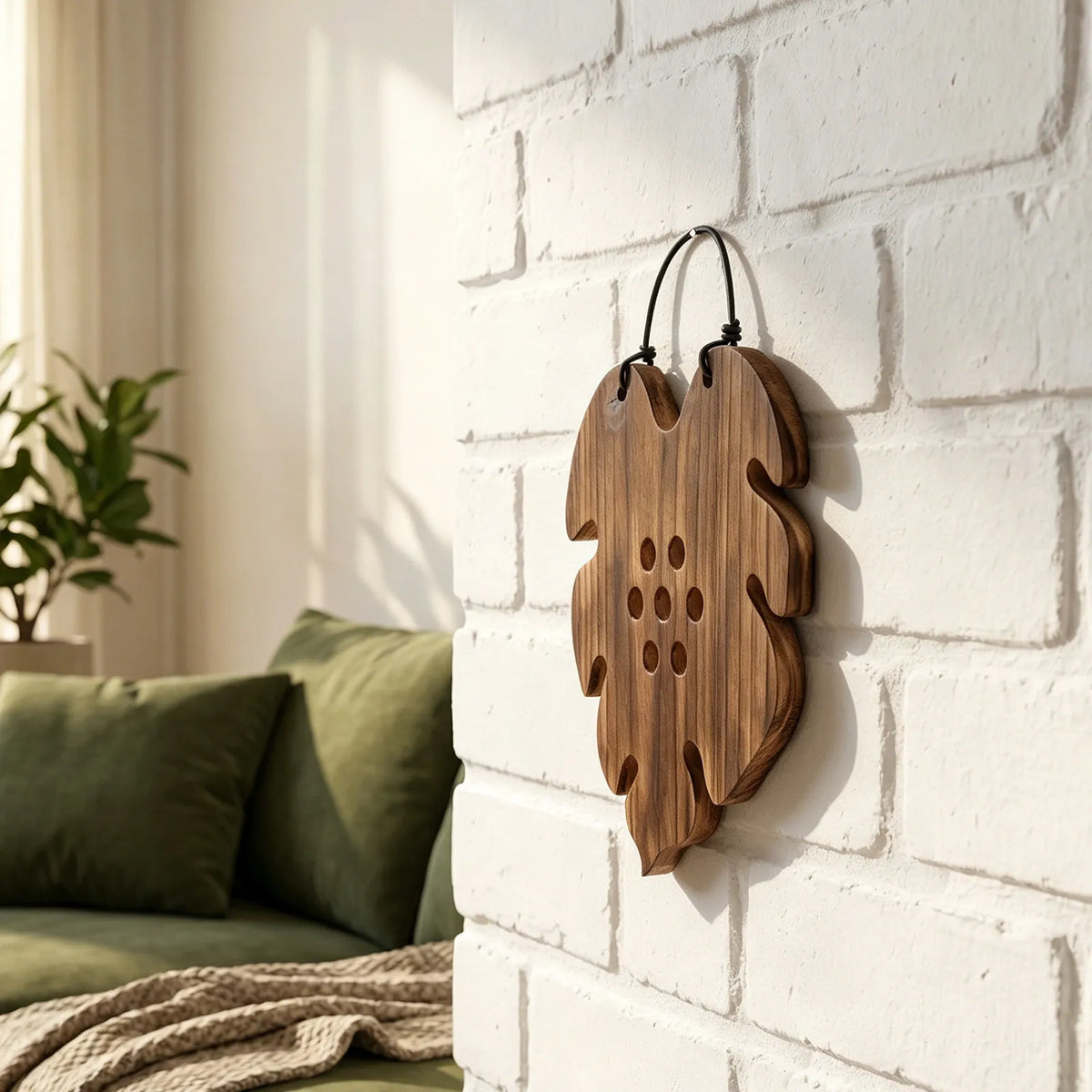 9.5" Wood Wall Planter – Staghorn Fern & Orchid Mount Board Wall Mounting Planter SWANS