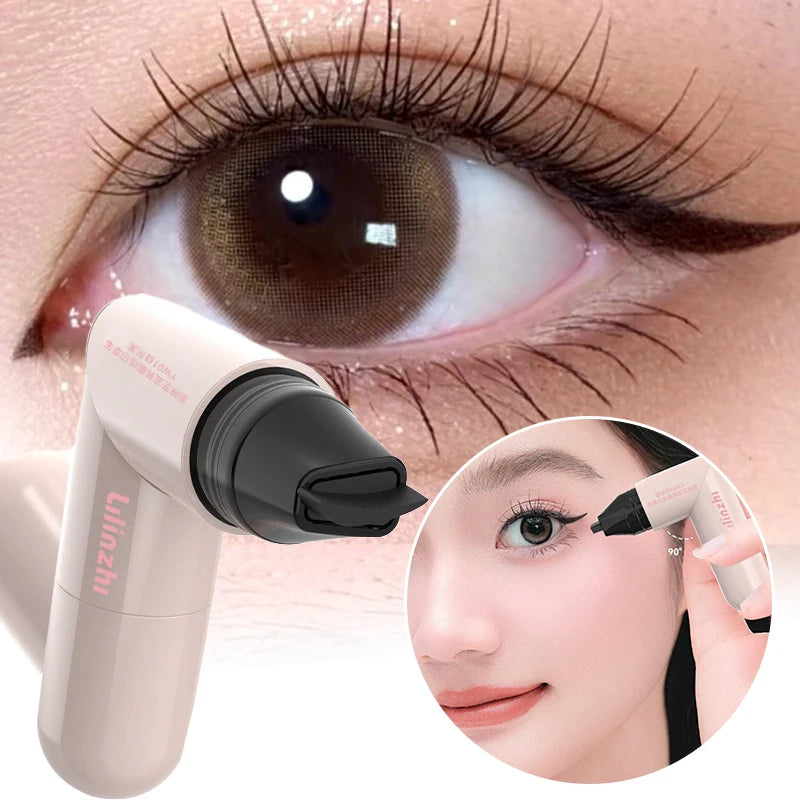 Rotating Eyeliner Stamp Pen – Waterproof Liquid Liner Liquid Eyeliner Pen SWANS