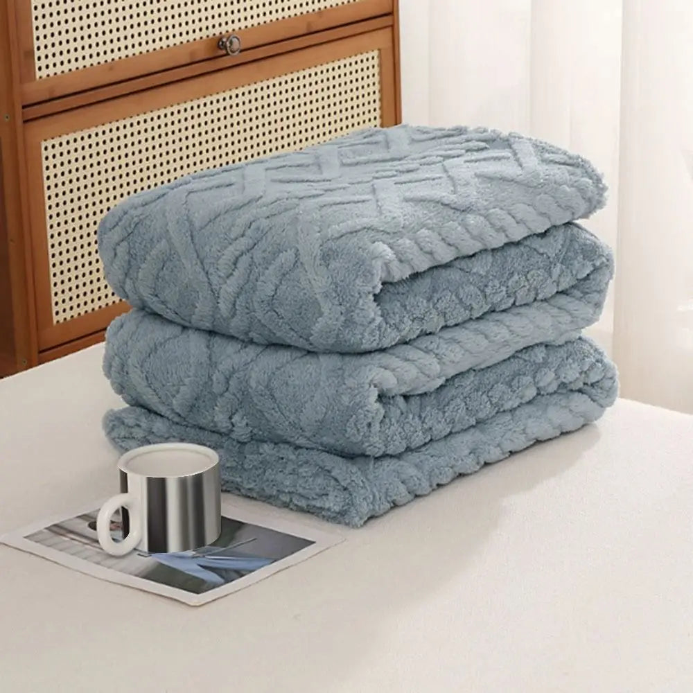 Flannel Fleece Throw Blanket – Soft Plush Couch & Bed 70×100cm Fleece Throw Blanket SWANS