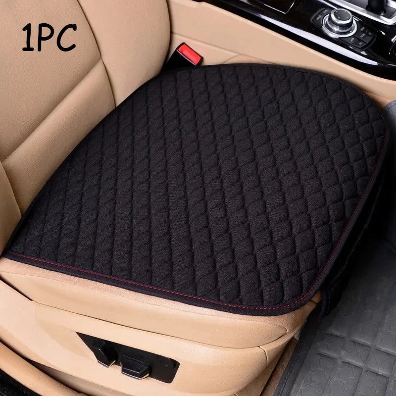 SWANS Linen Car Seat Cushion – Non-Slip All-Season Pad Car Seat Cushion SWANS 1PC-A