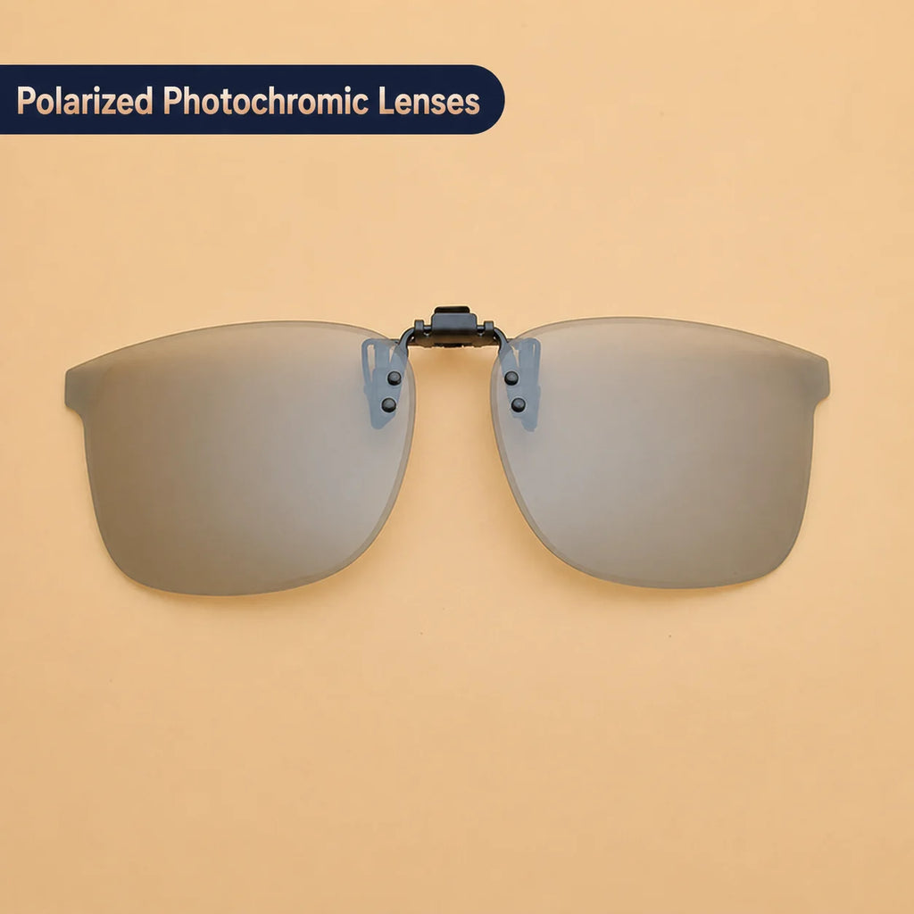 Polarized Clip-On Sunglasses Flip-Up UV400 for Glasses Clip-On Sunglasses SWANS