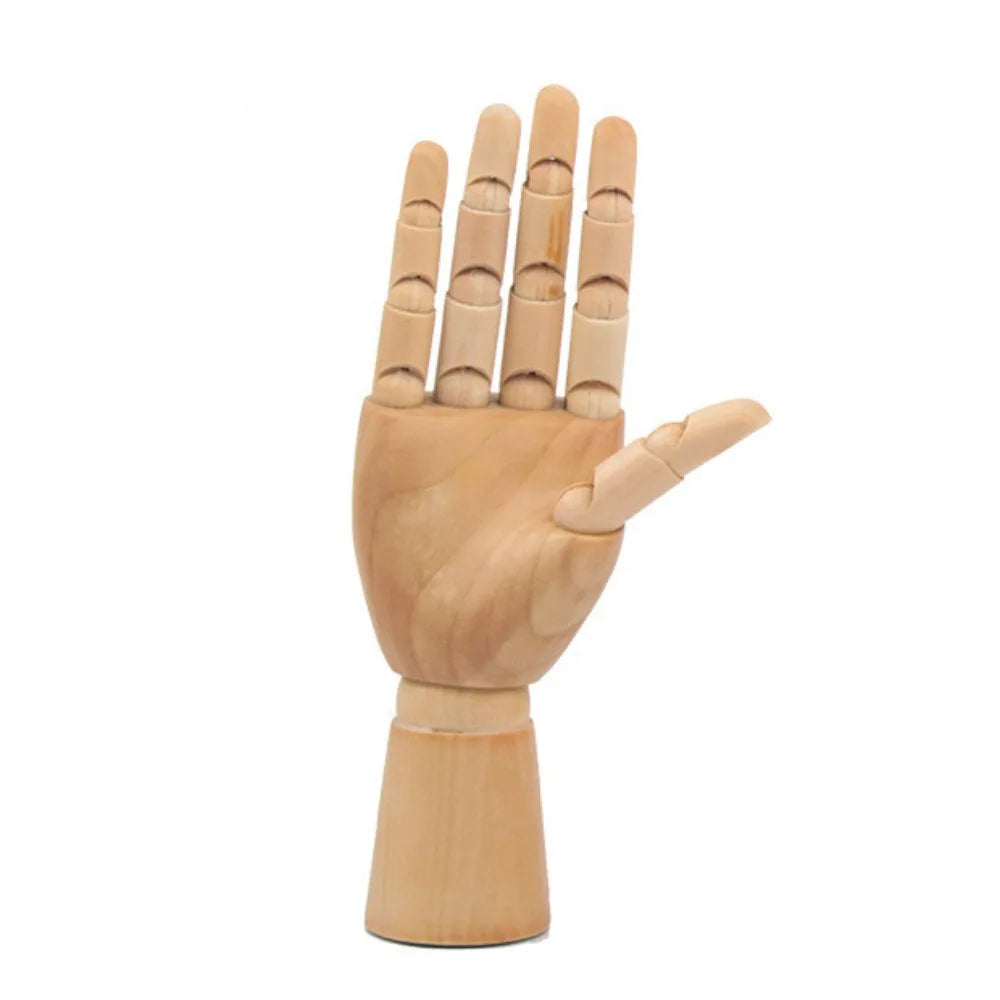 Wooden Artist Mannequin Poseable Figure Model – Multiple Sizes Artist Figure Mannequin SWANS 10inch-Right Hand