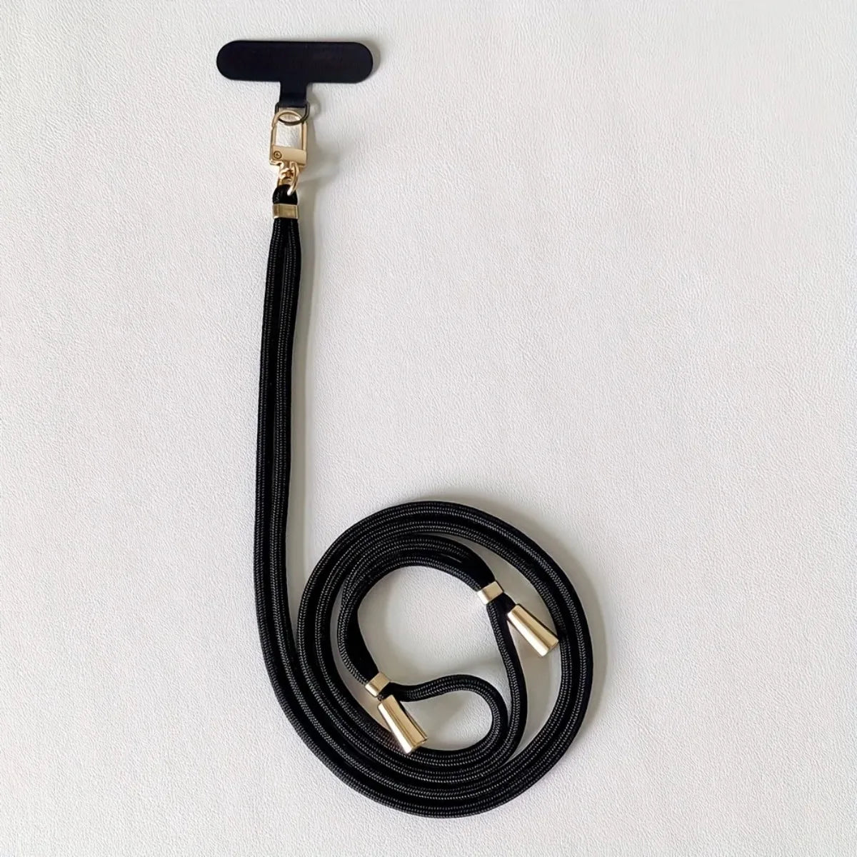Adjustable Crossbody Phone Strap Gold Buckle – Hands-Free Crossbody Phone Strap SWANS