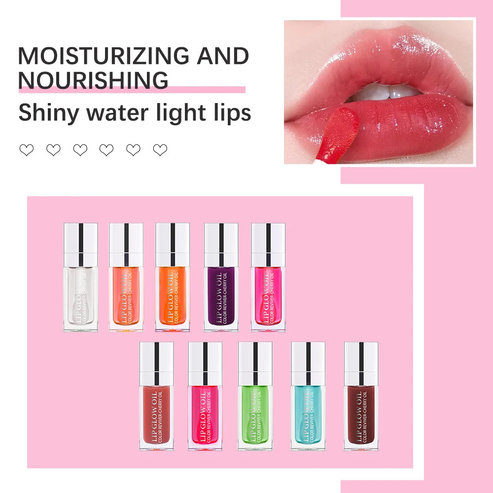 Lakerain Crystal Lip Oil – Hydrating Plumping Gloss 6ml Lip Oil Gloss SWANS