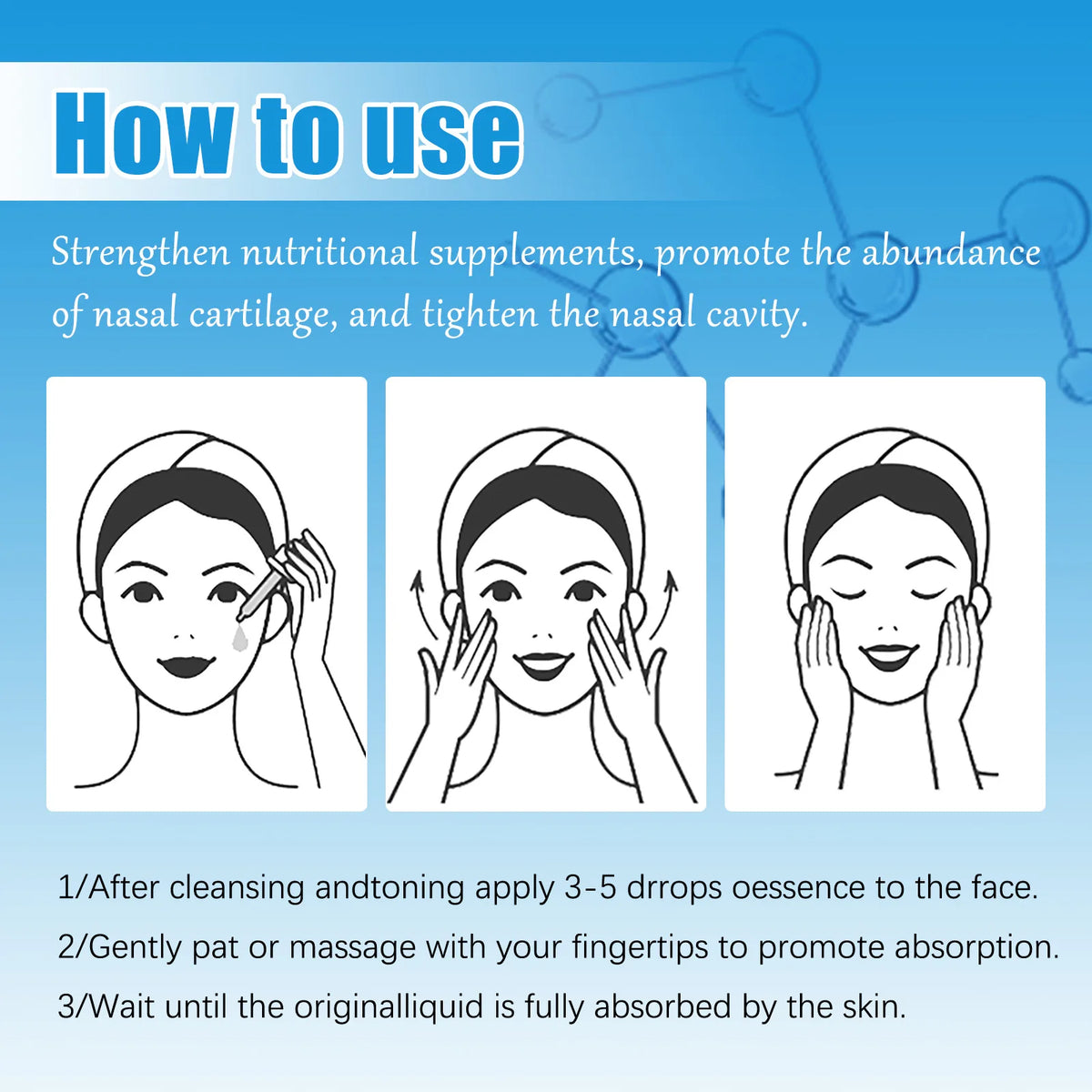 WEST MONTH Nose Lifting Essential Oil – Natural Shaping Serum 10ml Nose Shaping Serum SWANS