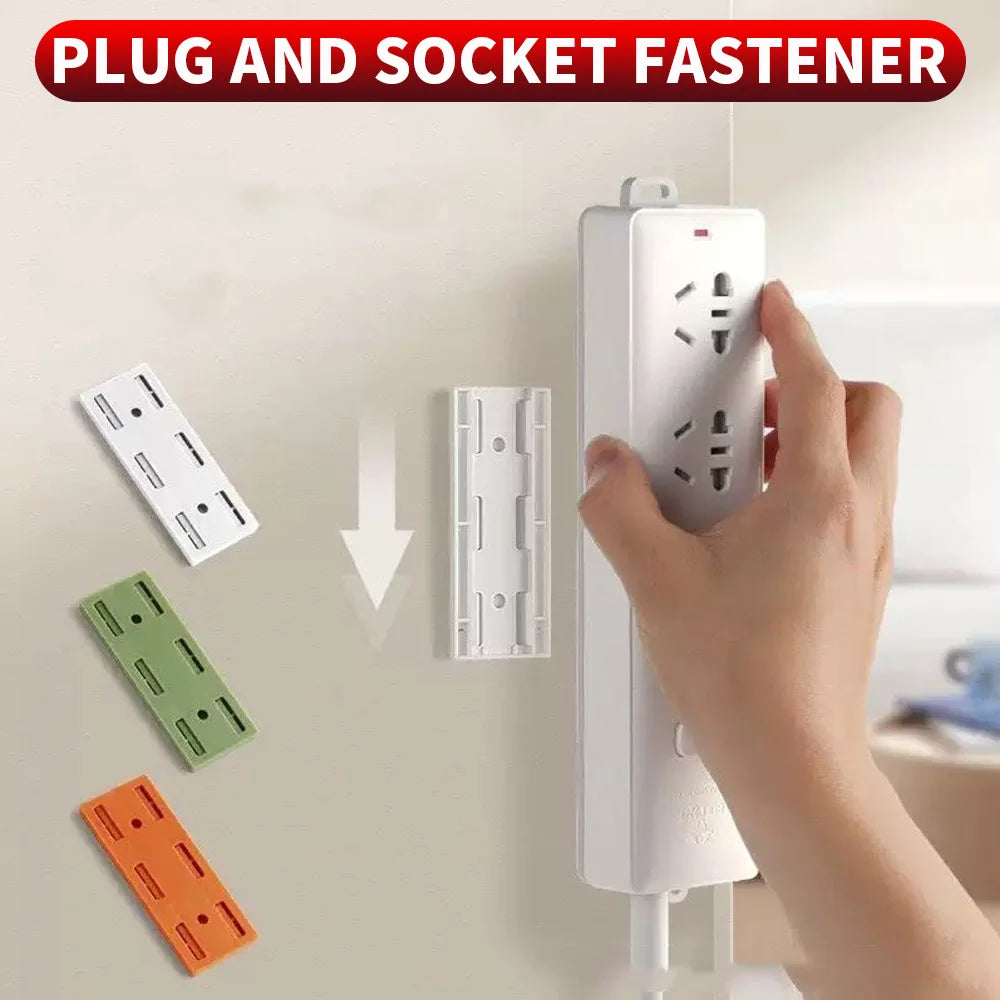 Self-Adhesive Power Strip Holder – No-Drill Wall Mount Power Strip Holder SWANS