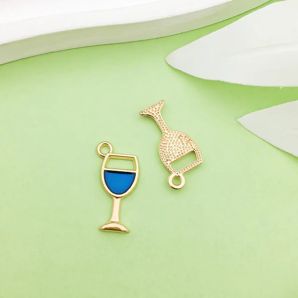 Cherry Blossom Alloy Charm Pendant for DIY Jewelry Making