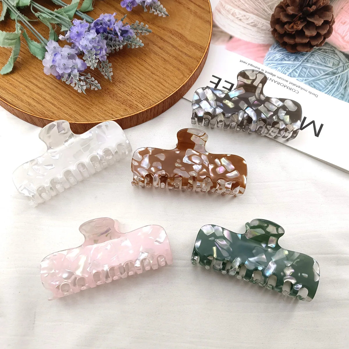 Vintage Hair Claw Clip – Elegant Classic Pattern for Women Hair Claw Clip SWANS