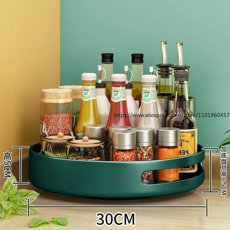 SWANS Rotatable Multi-Tier Spice Rack Countertop Organizer Spice Rack Organizer SWANS