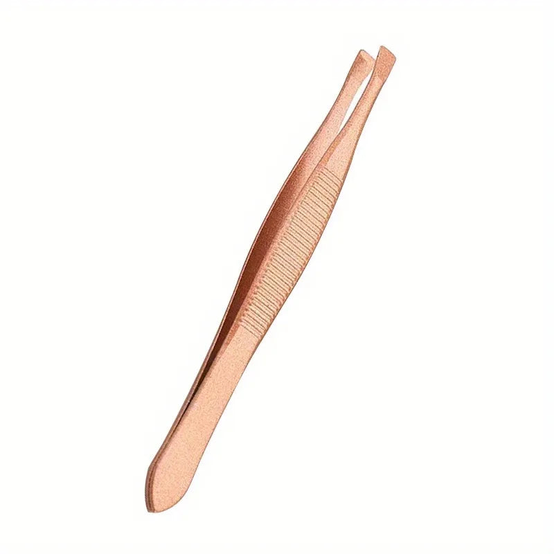 SWANS Precision Eyebrow Tweezers – Stainless Steel Unisex Tool Eyebrow Tweezers SWANS Rose gold