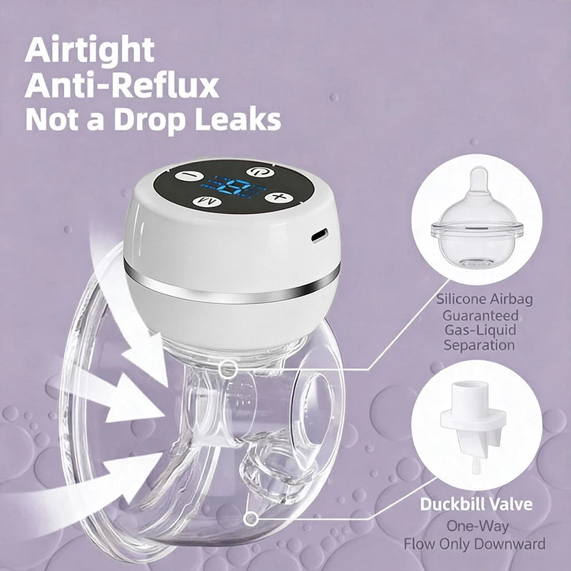 Wearable Hands-Free Electric Breast Pump – 3 Modes, BPA Free Electric Breast Pump SWANS