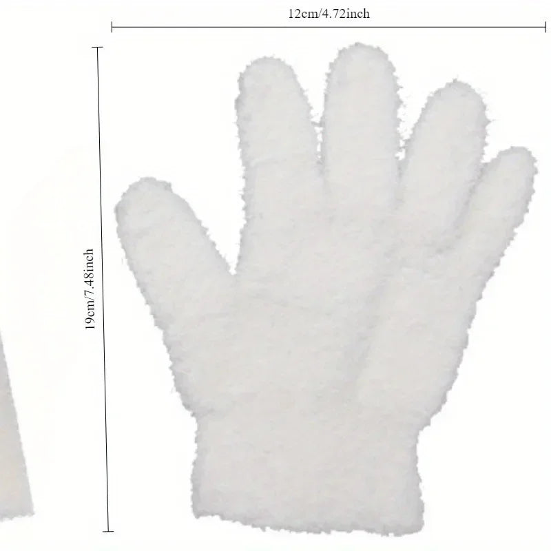 Superfine Coral Fleece Polishing Gloves – Walnut & Stone Patina Polishing Gloves SWANS