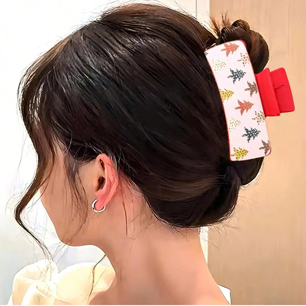 Vintage Cowboy PU Leather Hair Claw Clip for Women Hair Claw Clip SWANS