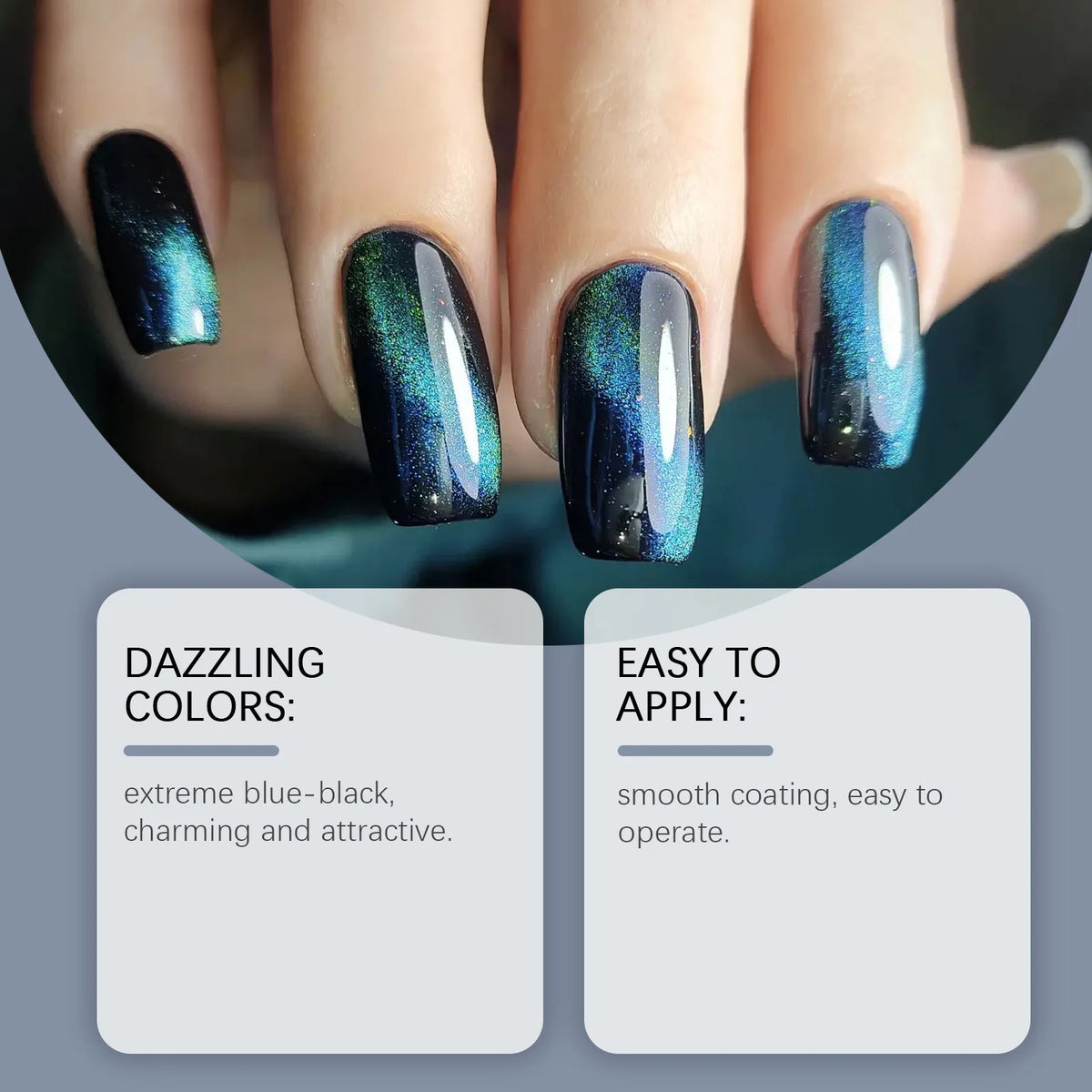 EELHOE Cat Eye Magnetic Gel Nail Polish UV LED Soak Off 10ml Cat Eye Gel Polish SWANS