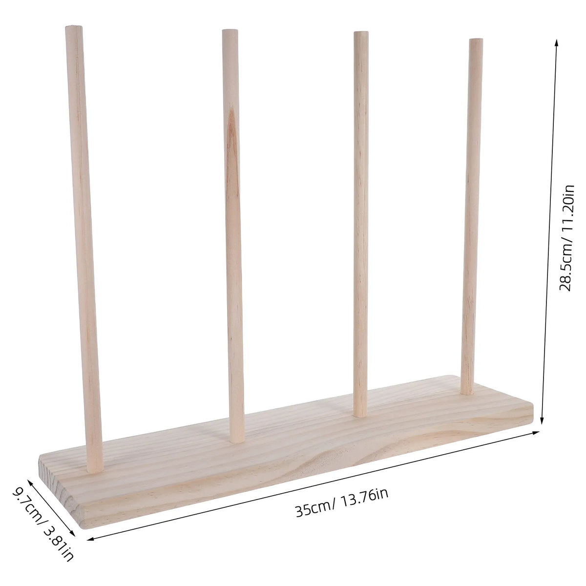 Wooden Craft Spool Rack – Ribbon & Washi Tape Organizer Craft Spool Organizer SWANS