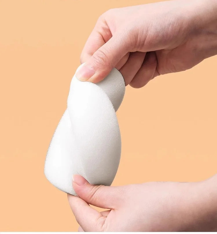 SWANS Silicone Shower Brush – Double-Sided Body Massager Silicone Bath Brush SWANS