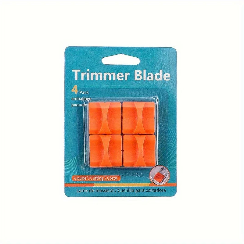 SWANS Paper Cutter Replacement Blades – Safe Invisible (2/4 Pcs) Replacement Cutter Blade SWANS Orange 4PCS