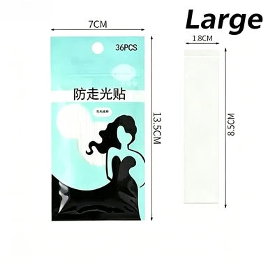 Women's Double-Sided Fashion Tape – 5 Rolls Clothing Body Tape Fashion Clothing Tape SWANS One Size Large-36pcs