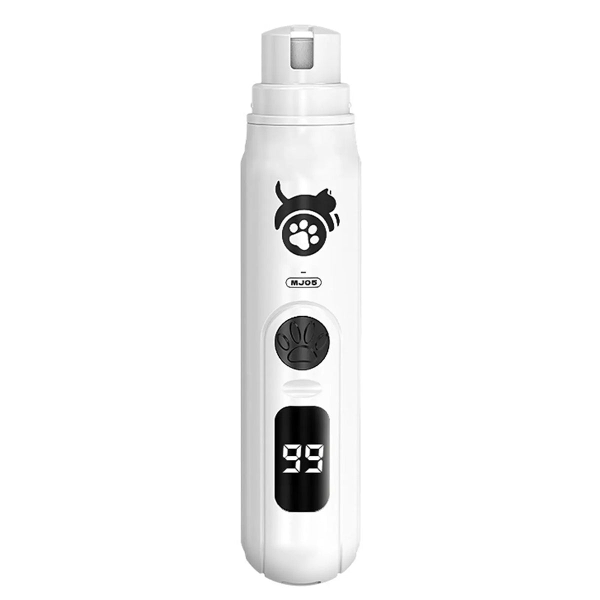 SWANS 3-Speed Quiet Electric Dog & Cat Nail Grinder USB-C Pet Nail Grinder SWANS White