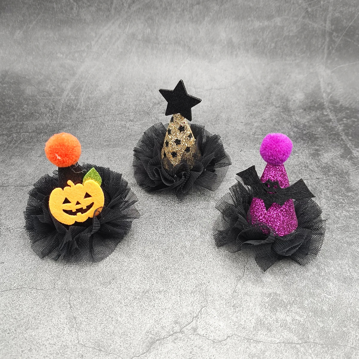 Halloween Ghost Pumpkin Hat Hair Clip – Cartoon Barrette Halloween Hair Clip SWANS