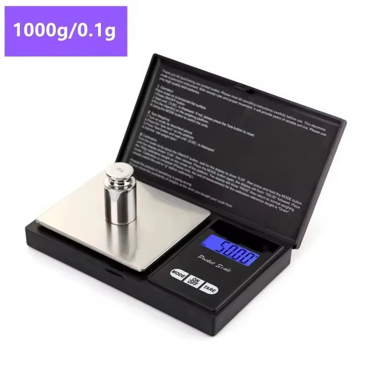 Portable Digital Jewelry Scale 0.01g – 200g/500g/1000g Digital Jewelry Scale SWANS